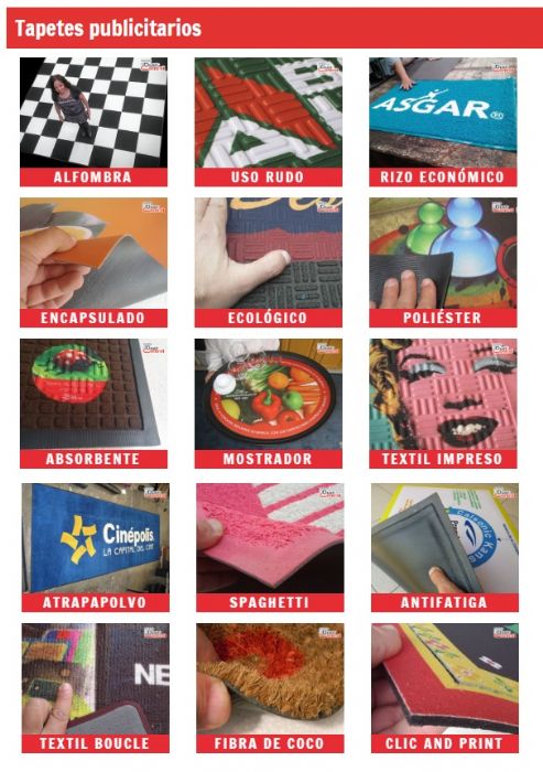 TAPETES PUBLICITARIOS
